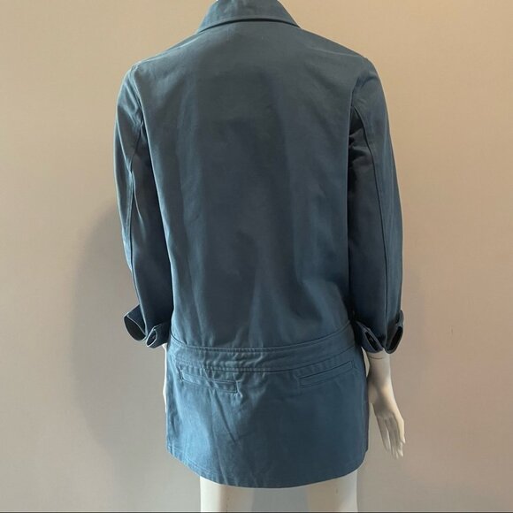 zara • Denim Button Down Long Sleeves Mini Dress - Picture 4 of 10